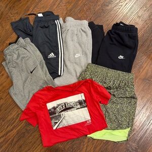 Men's 6 Peice Athletic Lot, Small & Medium